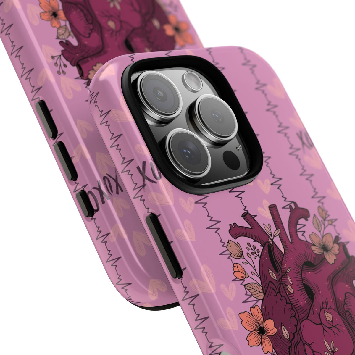 Pink Anatomical Heart Phone Case