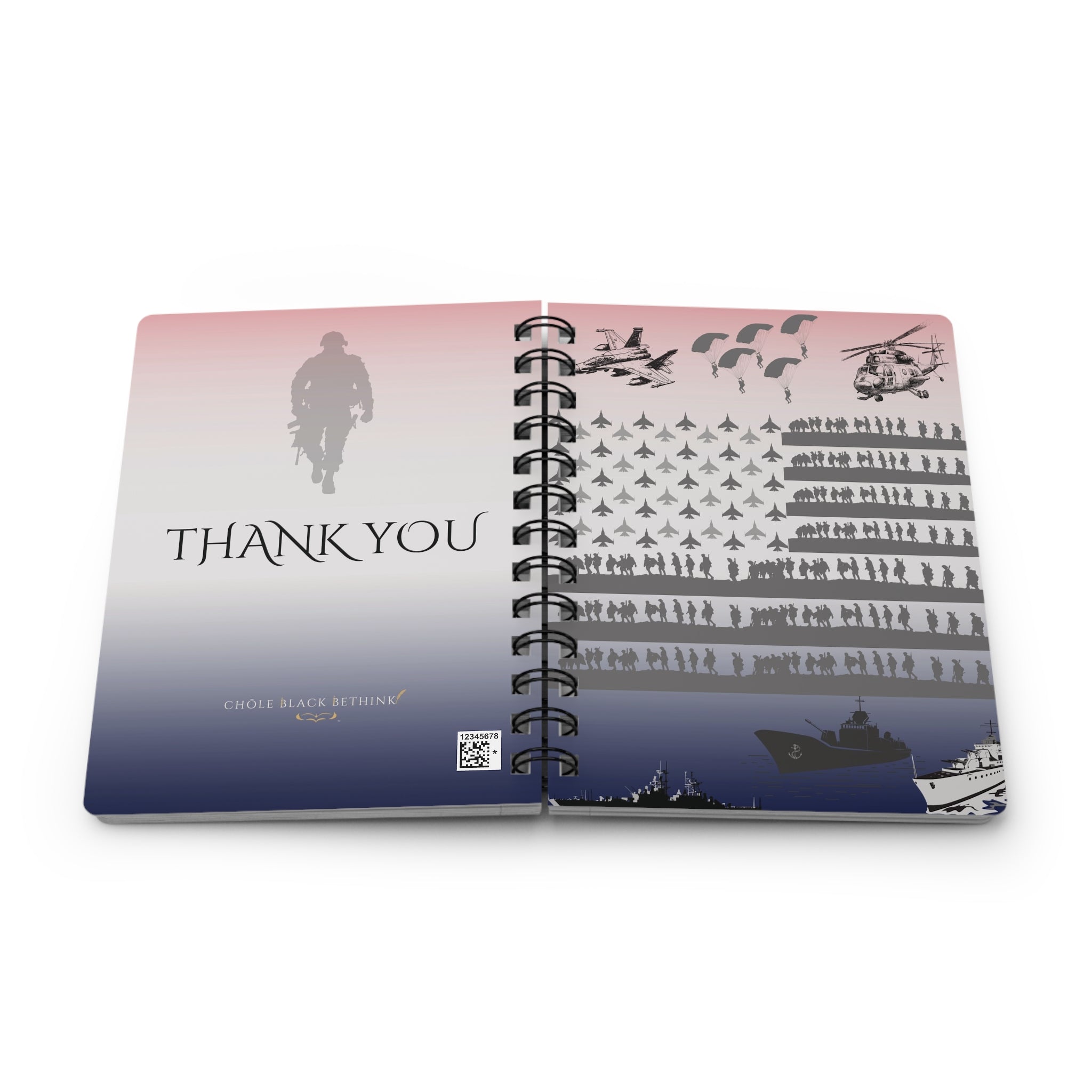Echoes of Valor – Spiral Bound Journal