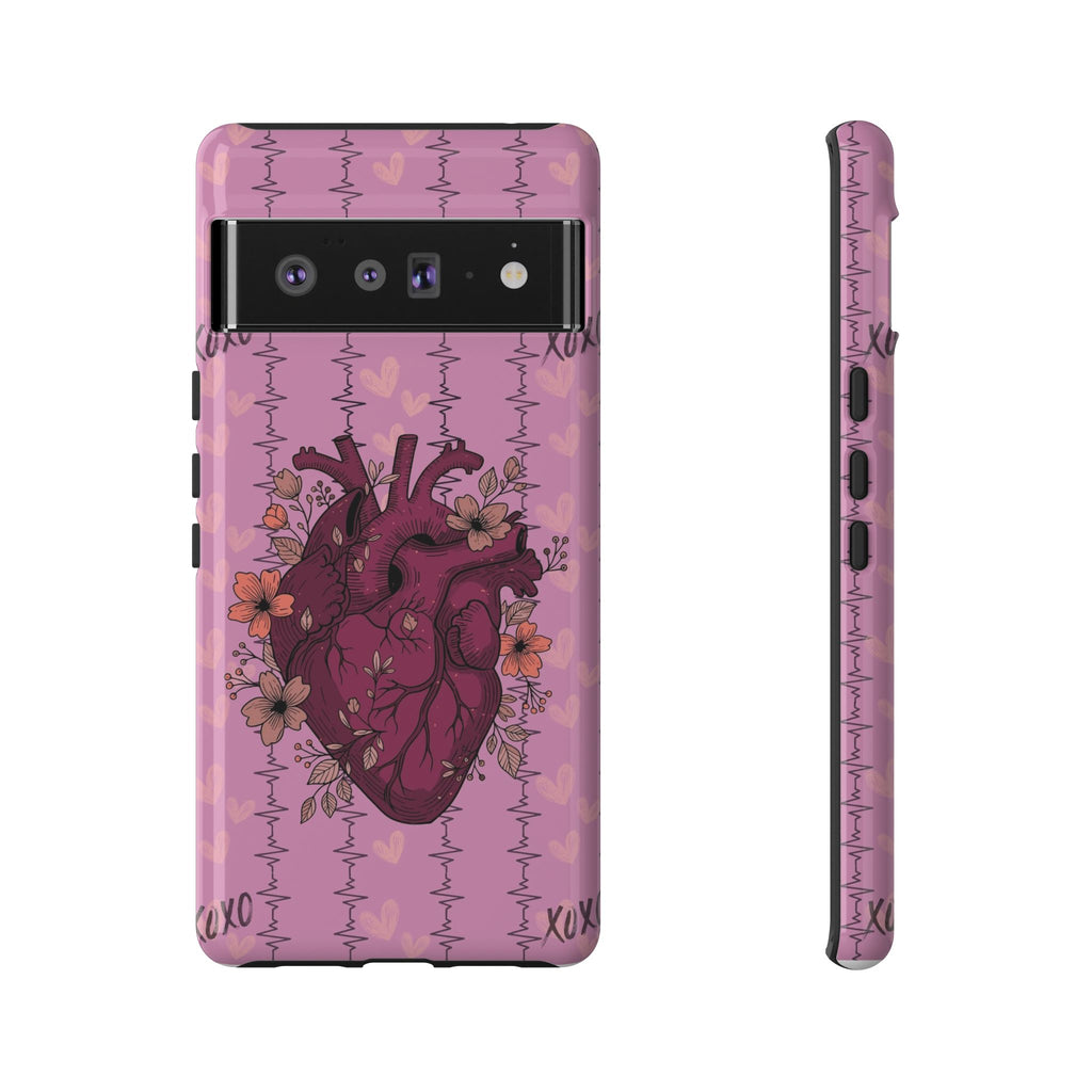 Pink Anatomical Heart Phone Case