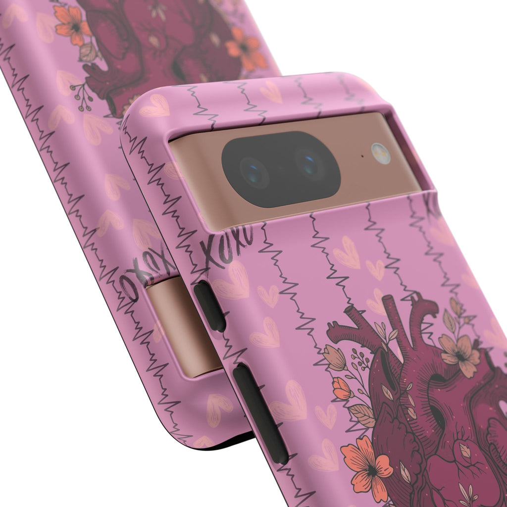 Pink Anatomical Heart Phone Case