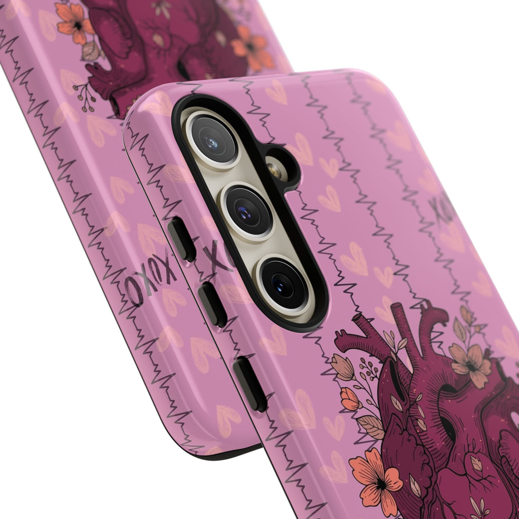 Pink Anatomical Heart Phone Case