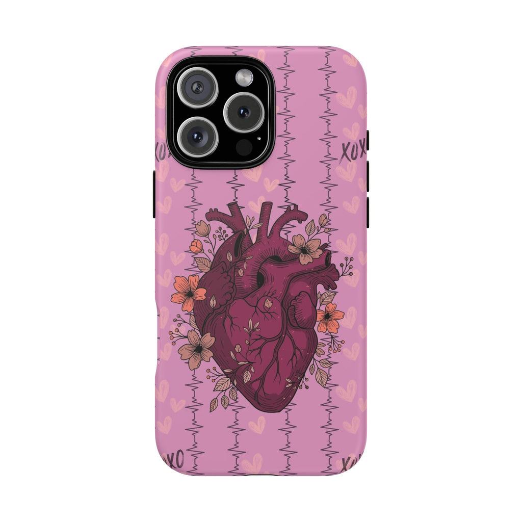 Pink Anatomical Heart Phone Case
