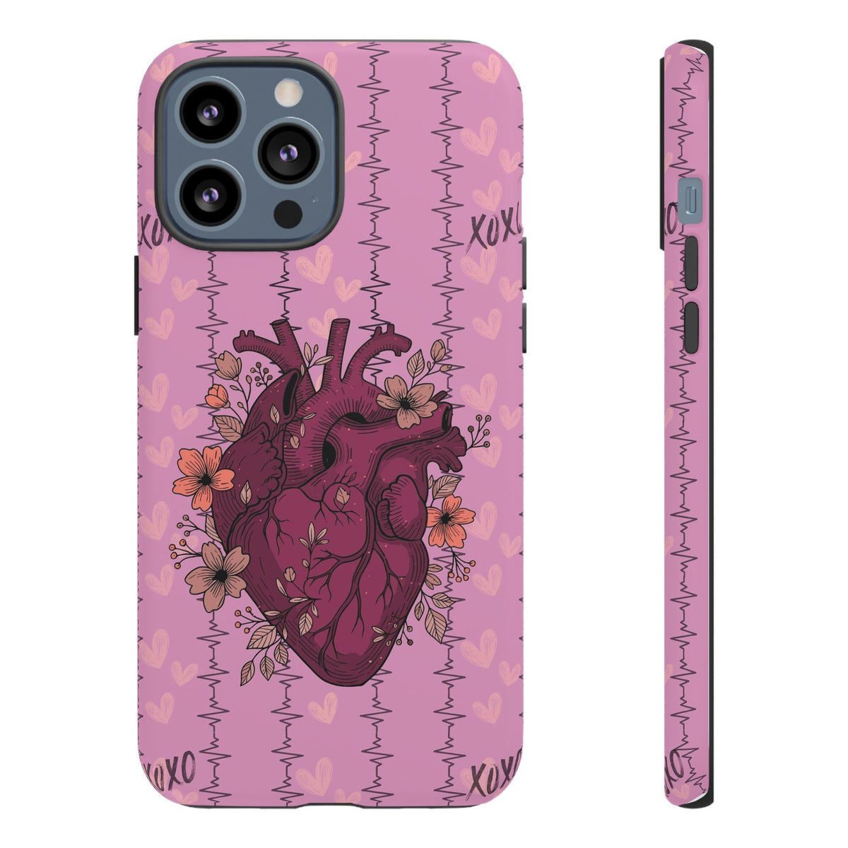 Pink Anatomical Heart Phone Case