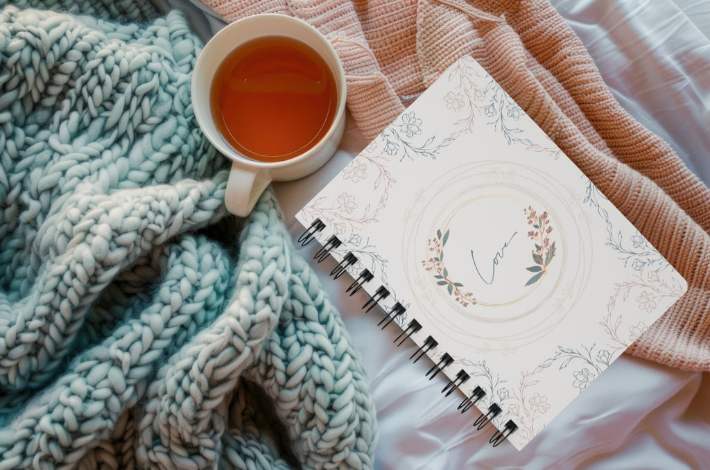 Love, Only Love - Floral Spiral Journal