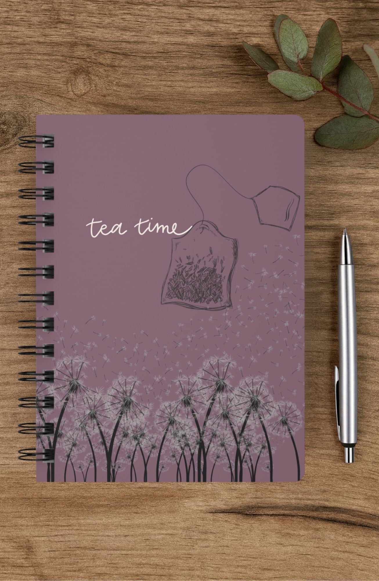 Tea Time - Dandelion Spiral Journal