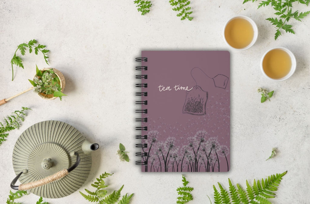 Tea Time - Dandelion Spiral Journal