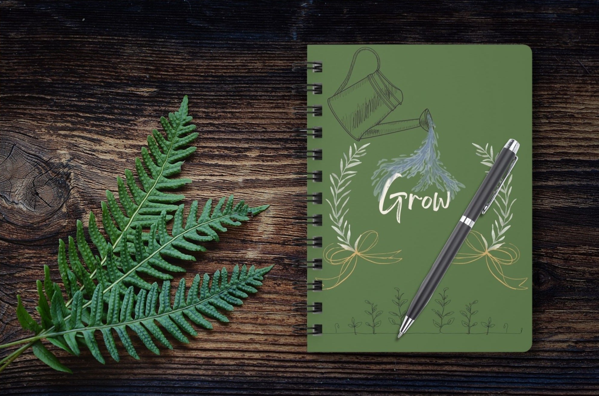 Grow - Botanical Garden Spiral Journal