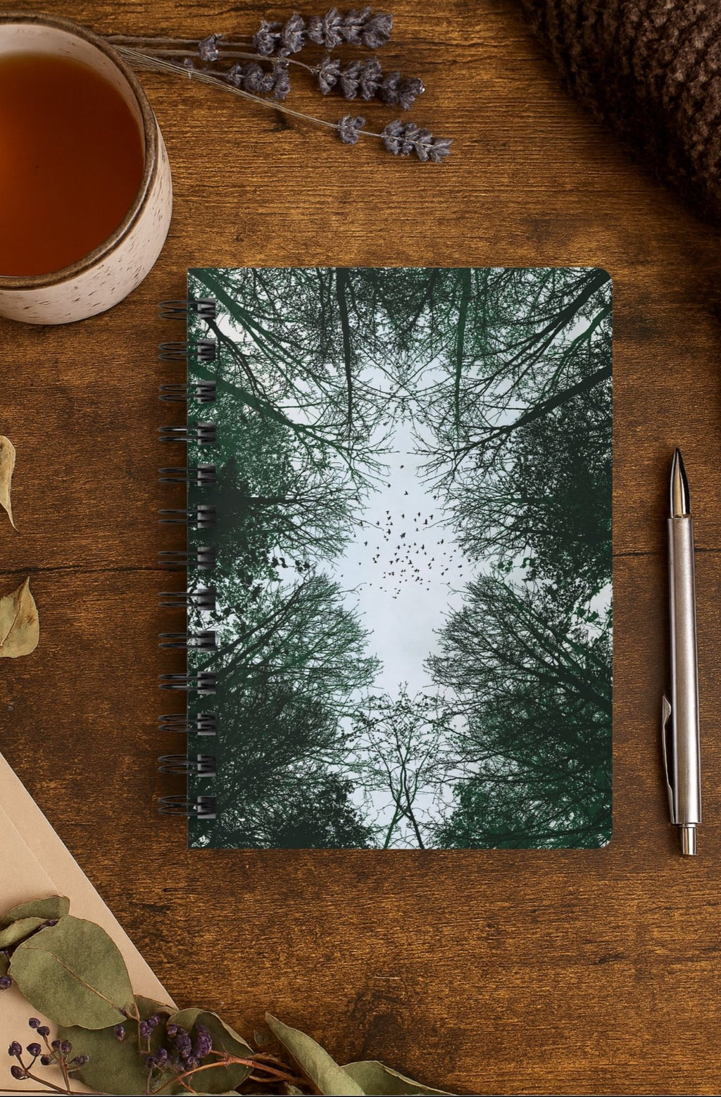 Flight - Reflections Beneath the Trees Spiral Journal