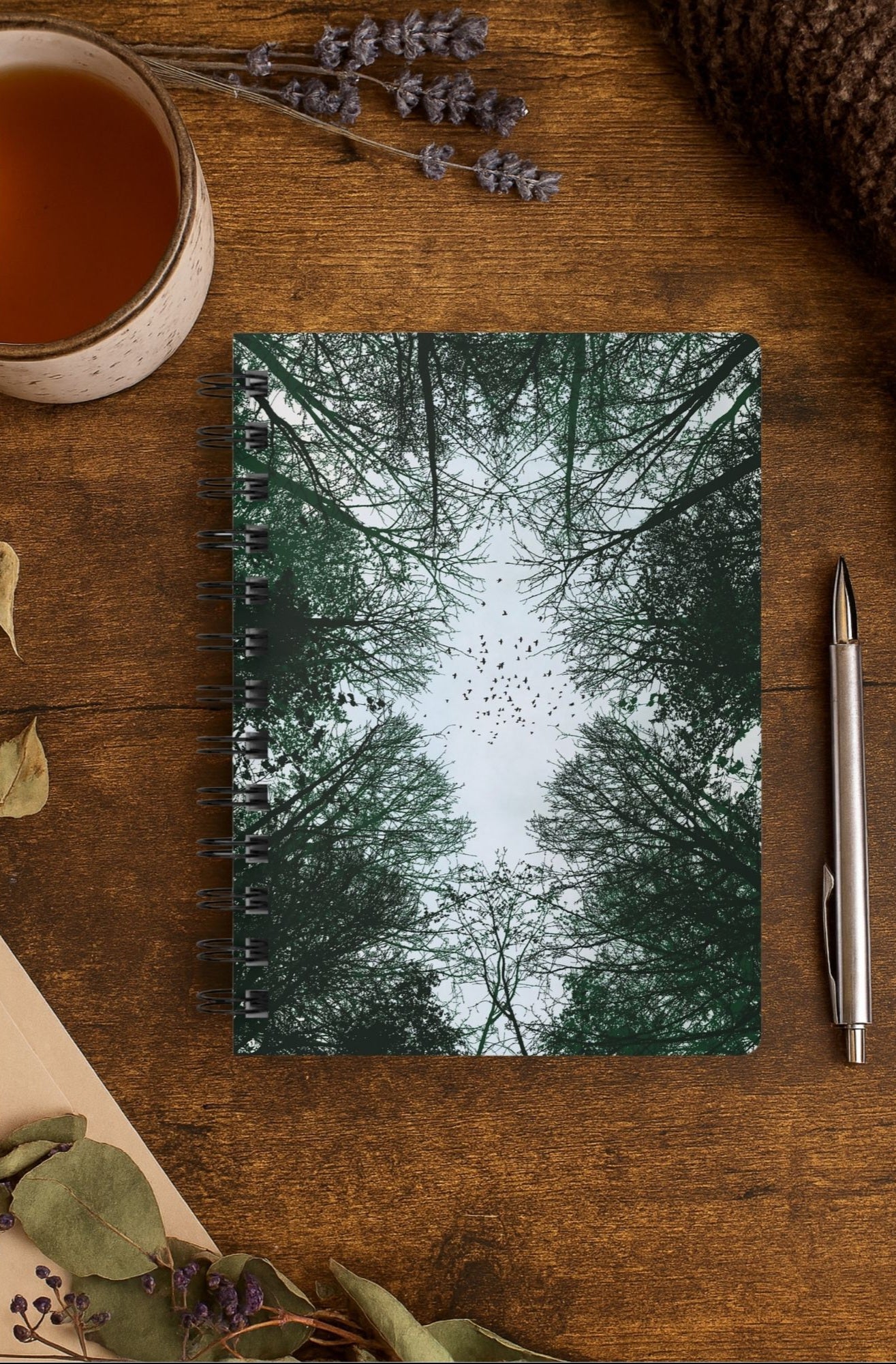 Flight - Reflections Beneath the Trees Spiral Journal