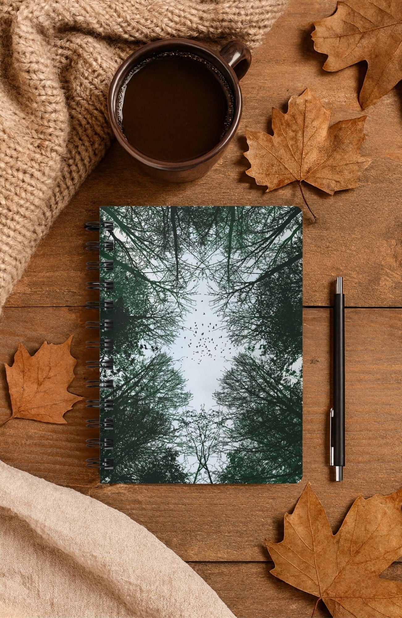 Flight - Reflections Beneath the Trees Spiral Journal