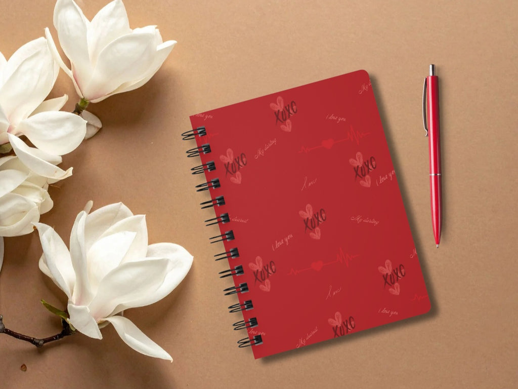 XOXO Love - Lovin’ the Red Spiral Journal
