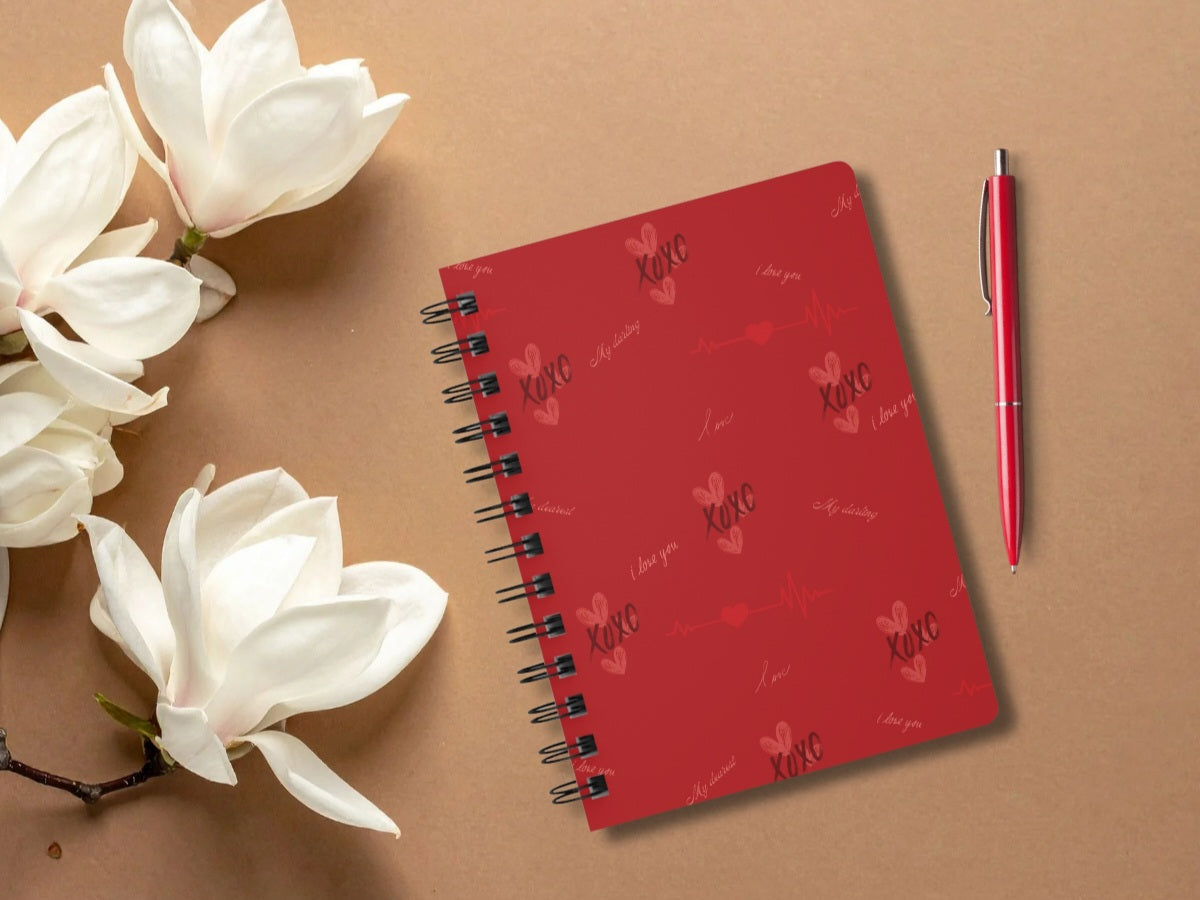 XOXO Love - Lovin’ the Red Spiral Journal