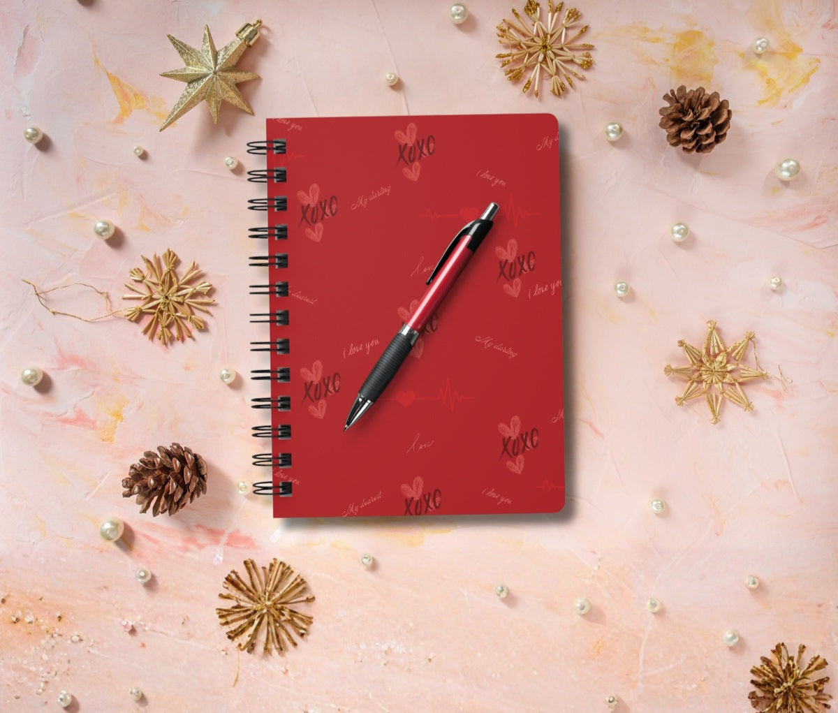 XOXO Love - Lovin’ the Red Spiral Journal