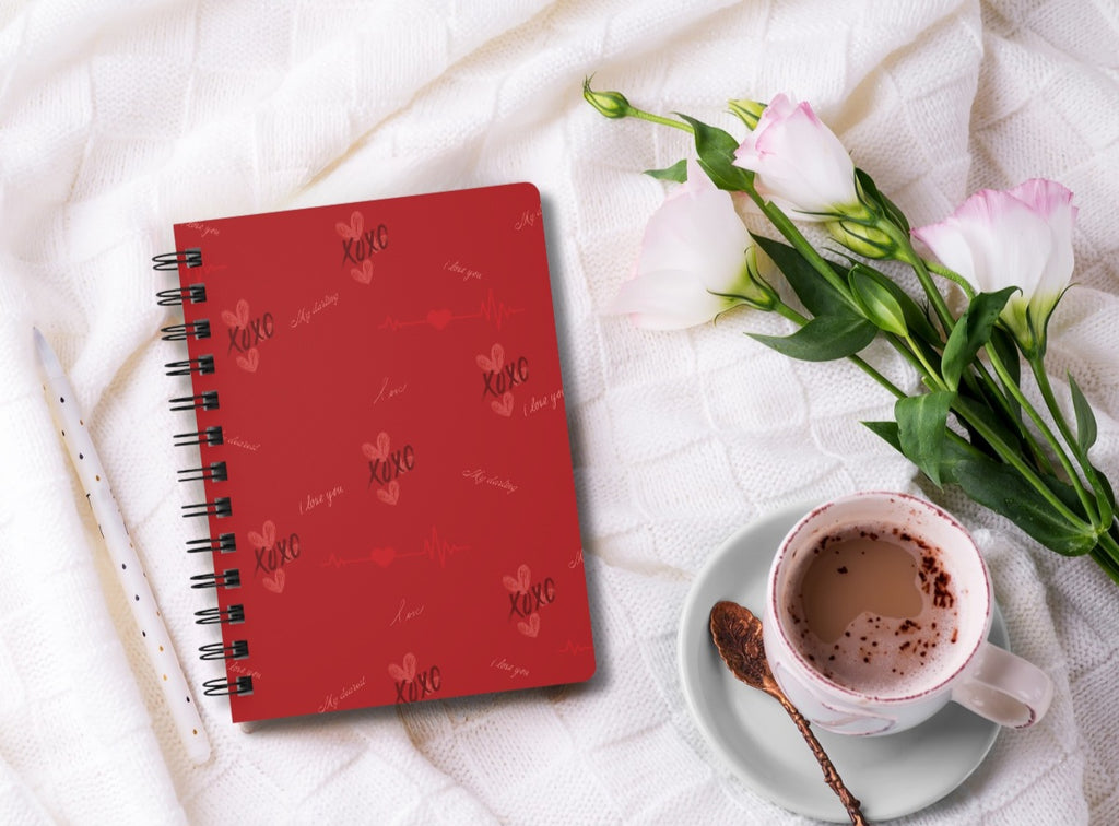 XOXO Love - Lovin’ the Red Spiral Journal