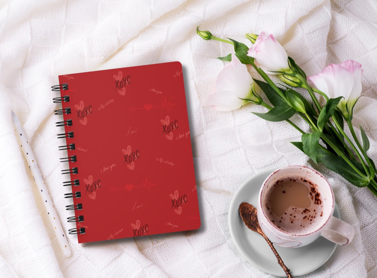 XOXO Love - Lovin’ the Red Spiral Journal