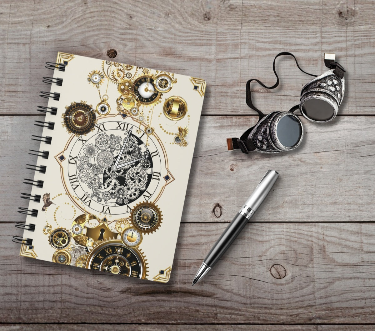 Connie’s Clockwork Ideogram - Steampunk Spiral Journal