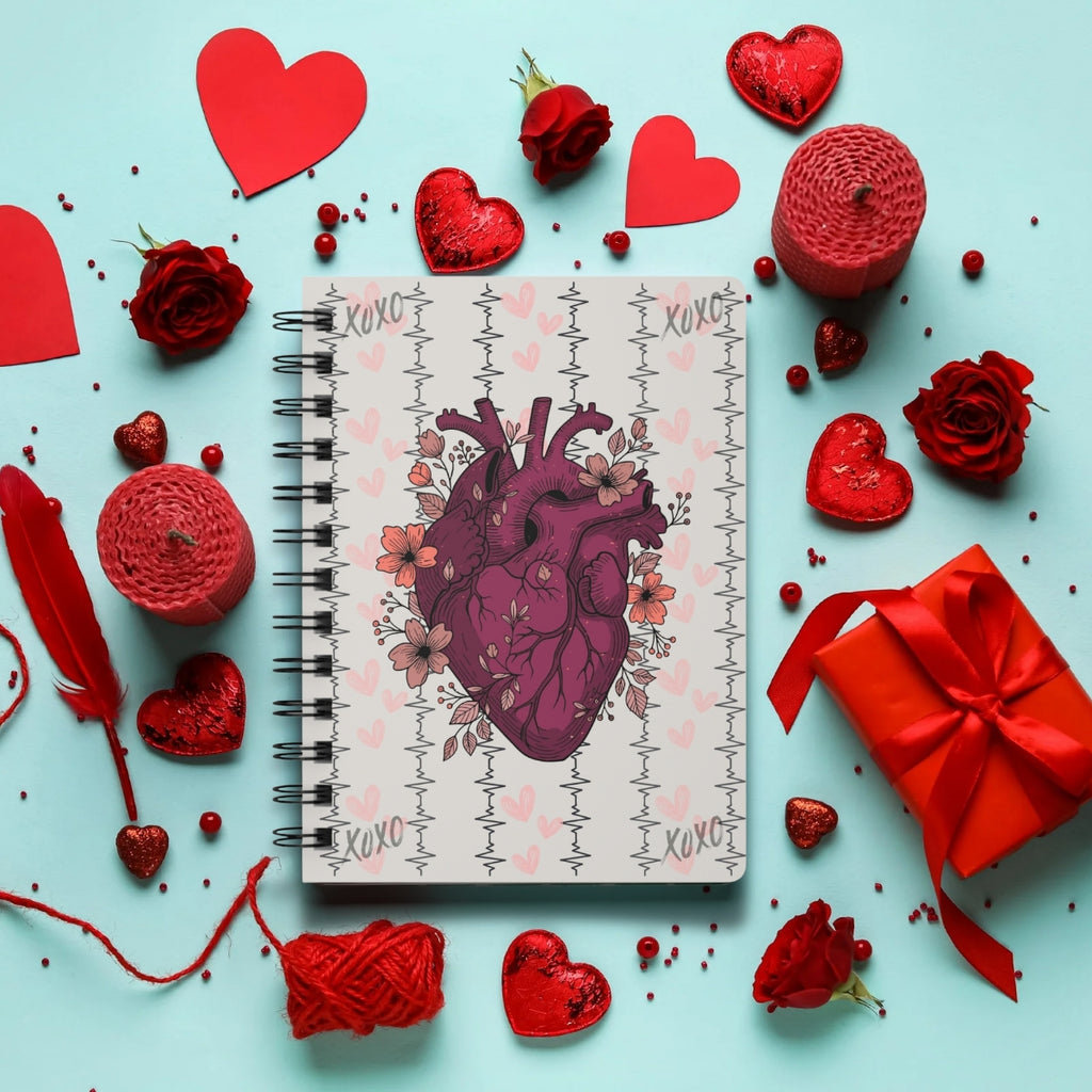Love Is a Rhythm — Anatomical Heart Spiral Journal