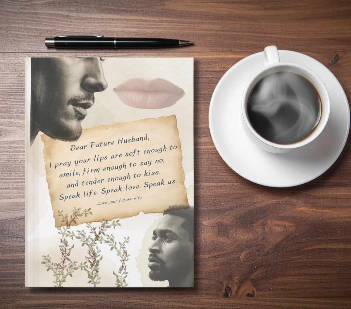 Lips That Speak - Hardcover Journal