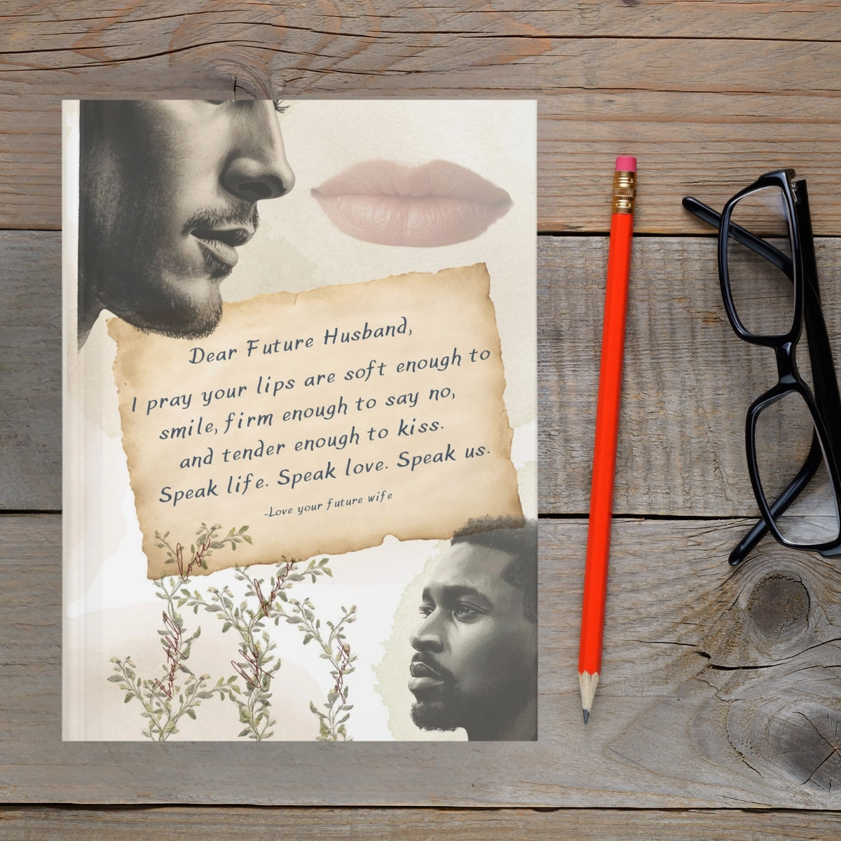 Lips That Speak - Hardcover Journal