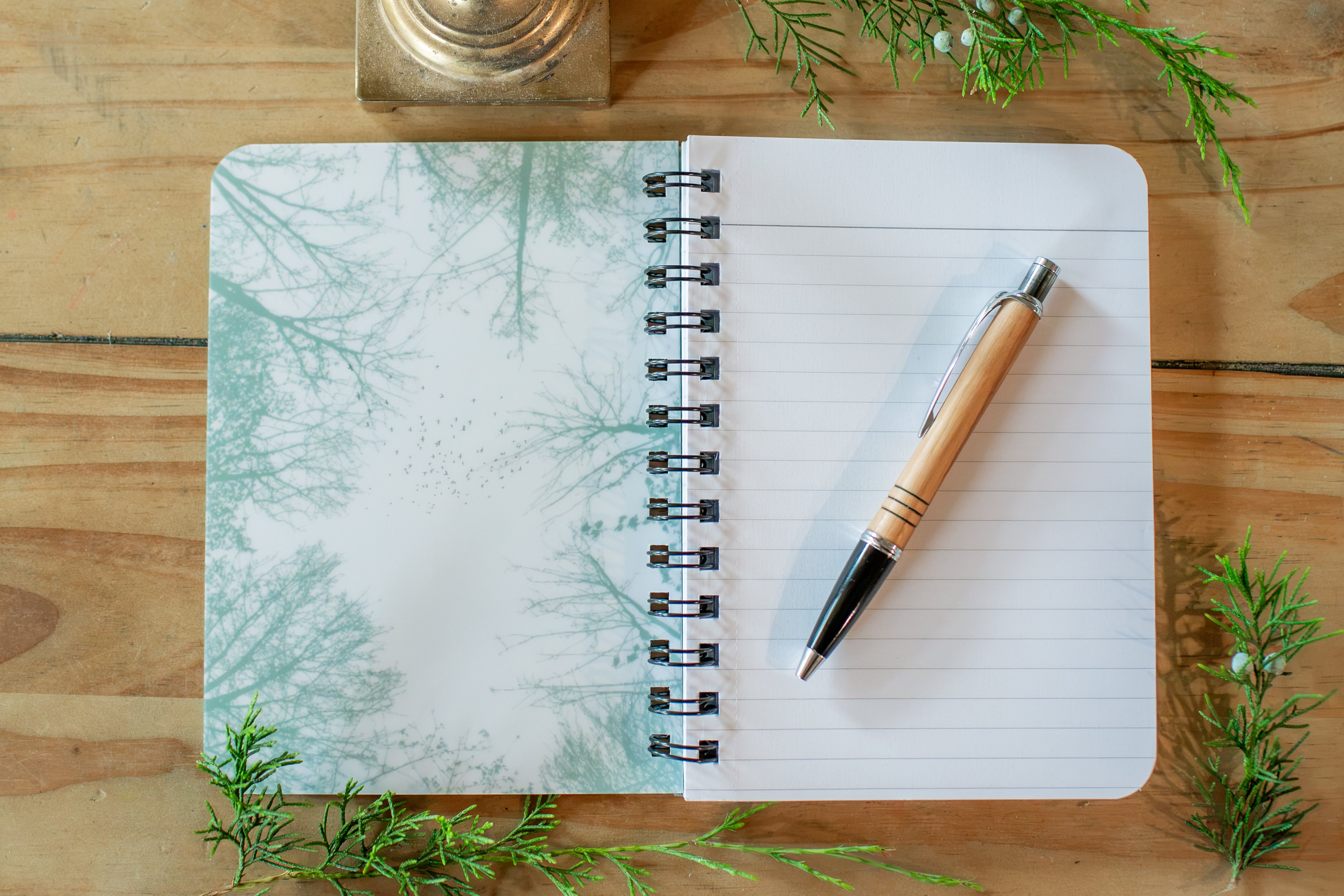 Flight - Reflections Beneath the Trees Spiral Journal
