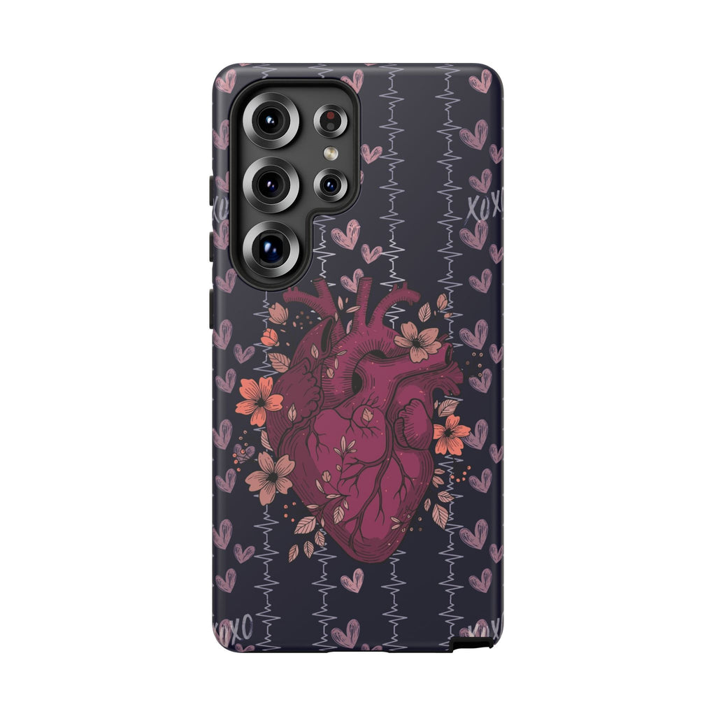 Dark Anatomical Heart Phone Case