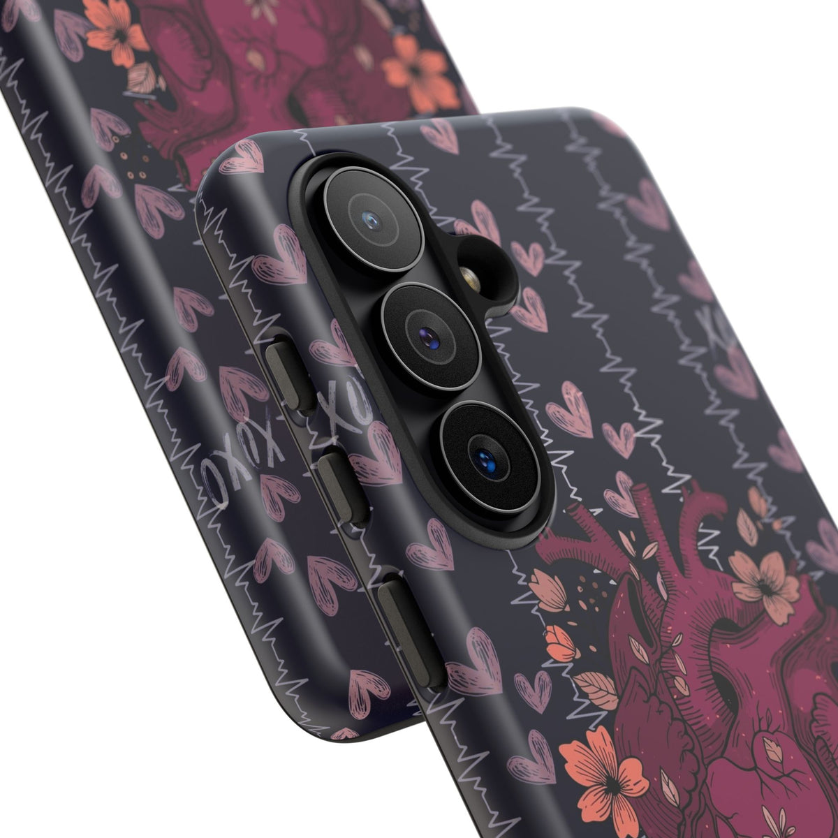 Dark Anatomical Heart Phone Case