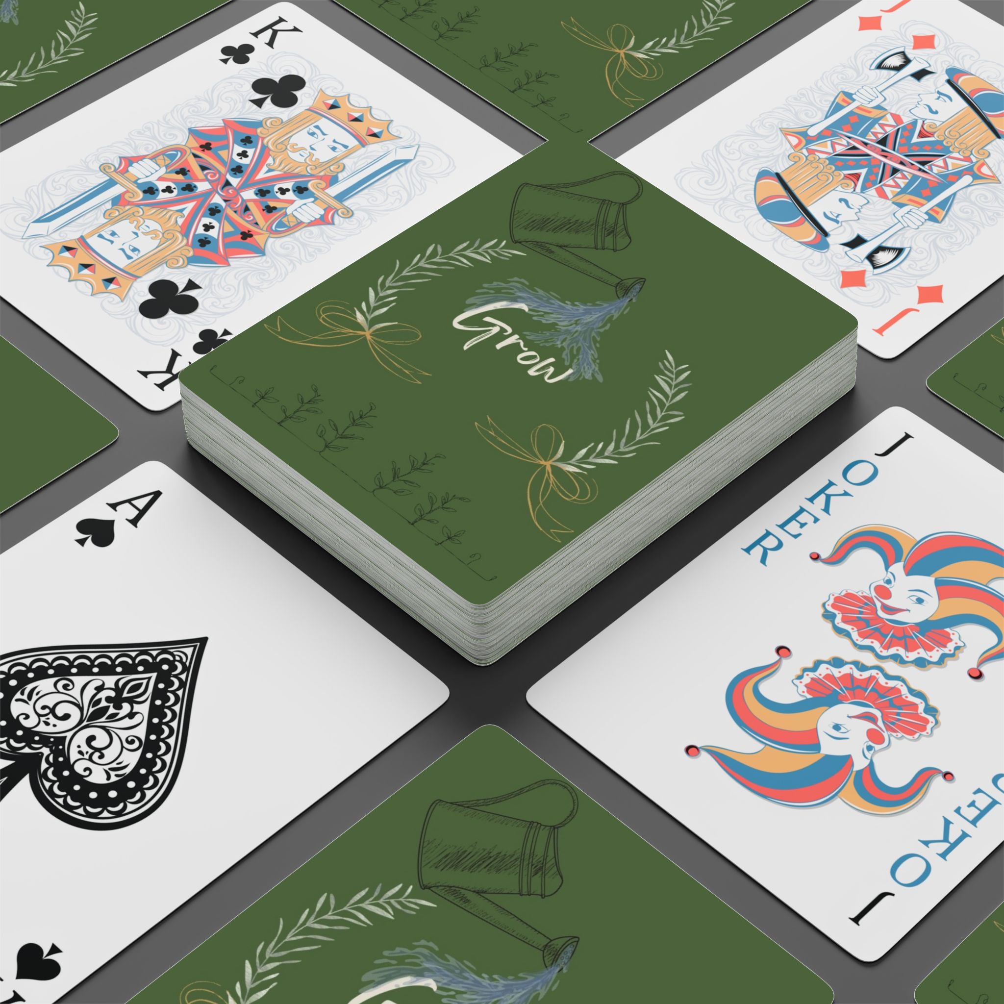 Grow Garden Playing Cards — Botanical Card Deck for Plant Lovers