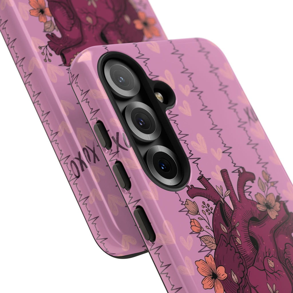 Pink Anatomical Heart Phone Case