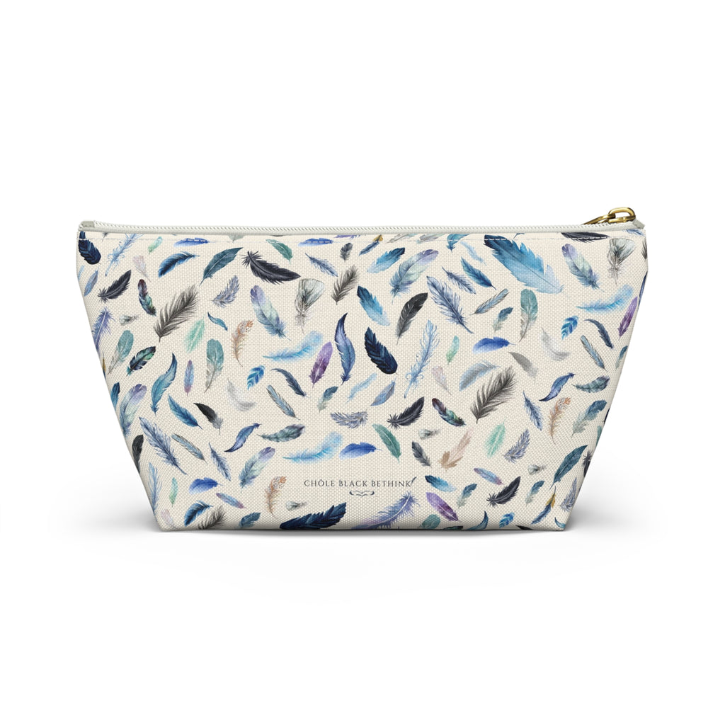 Nevermore Feather Cosmetic Bag