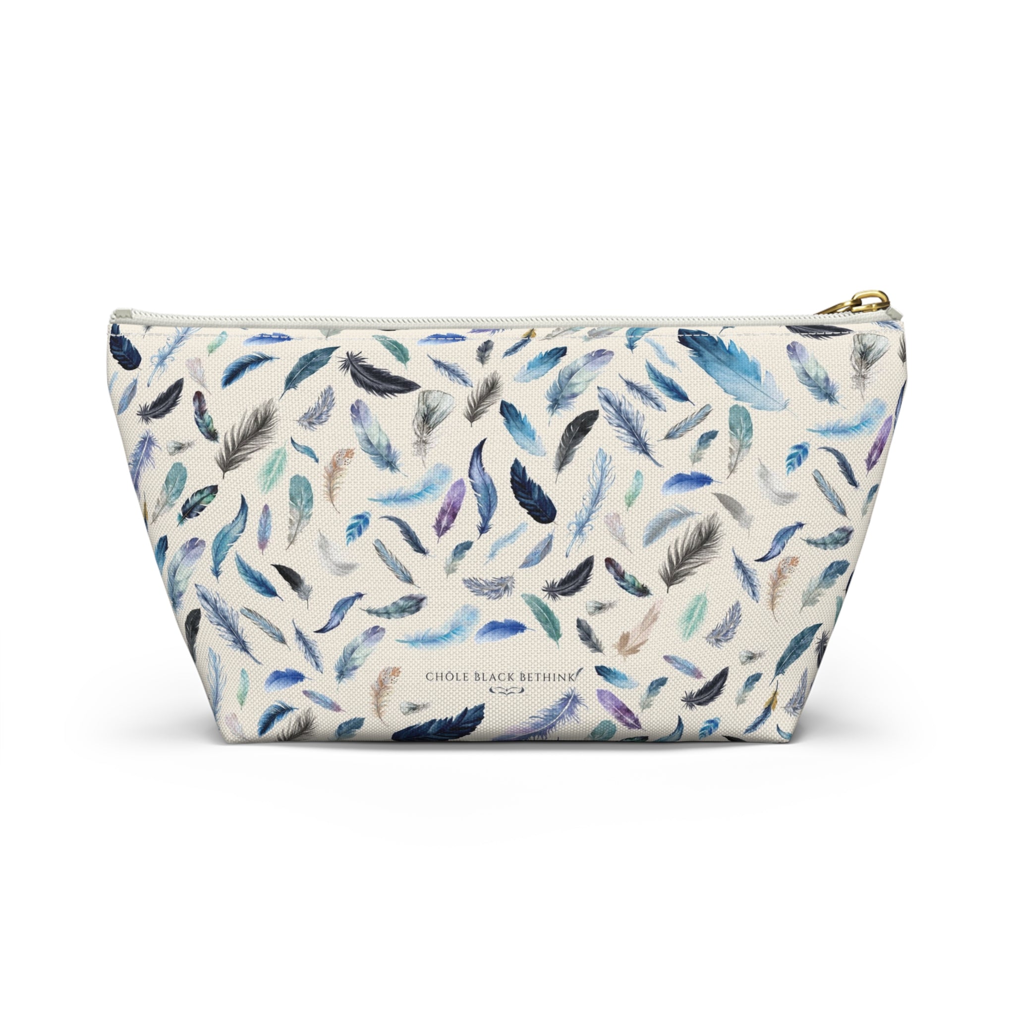 Nevermore Feather Cosmetic Bag