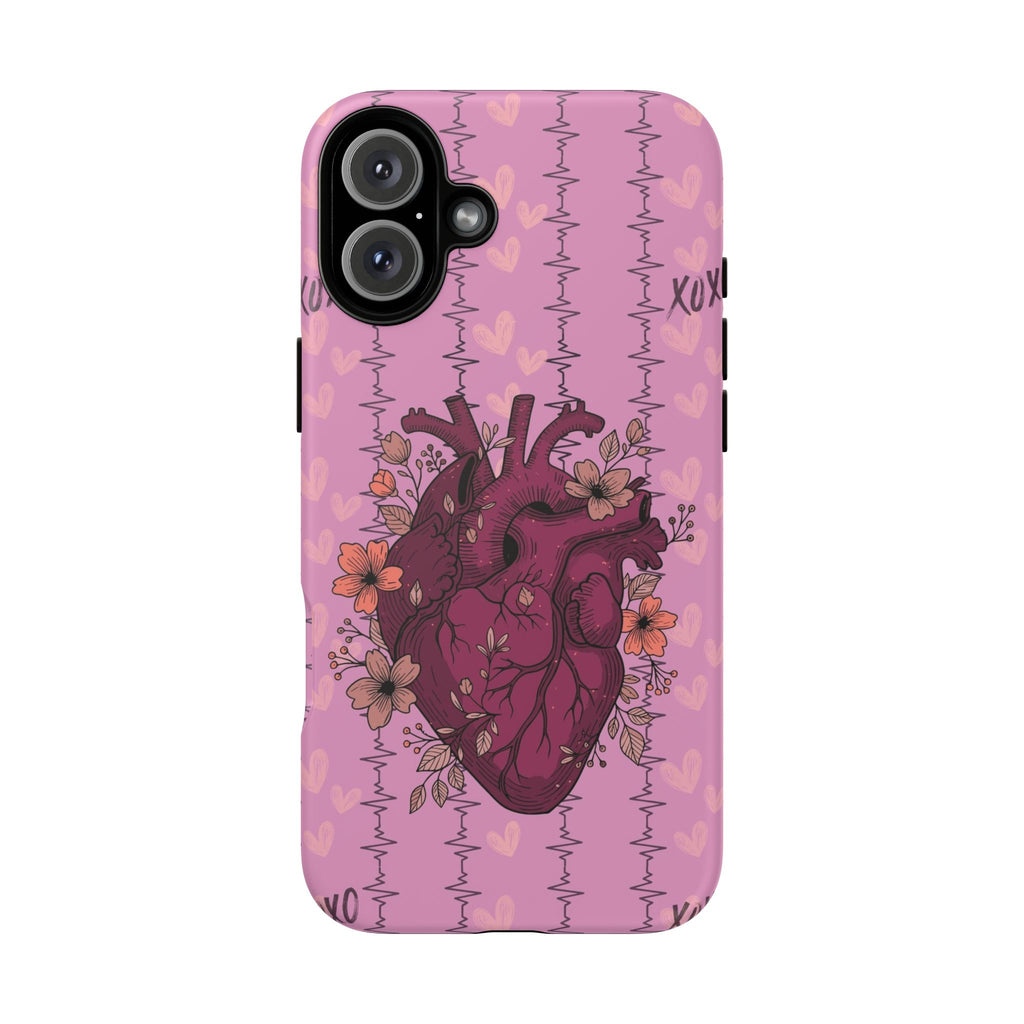 Pink Anatomical Heart Phone Case