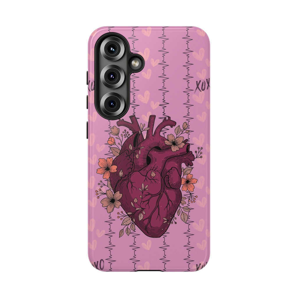 Pink Anatomical Heart Phone Case
