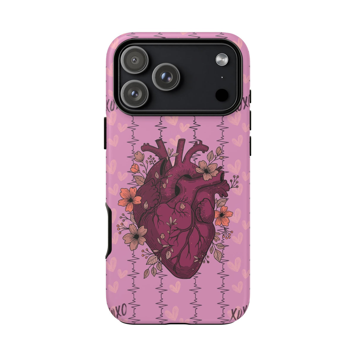 Pink Anatomical Heart Phone Case