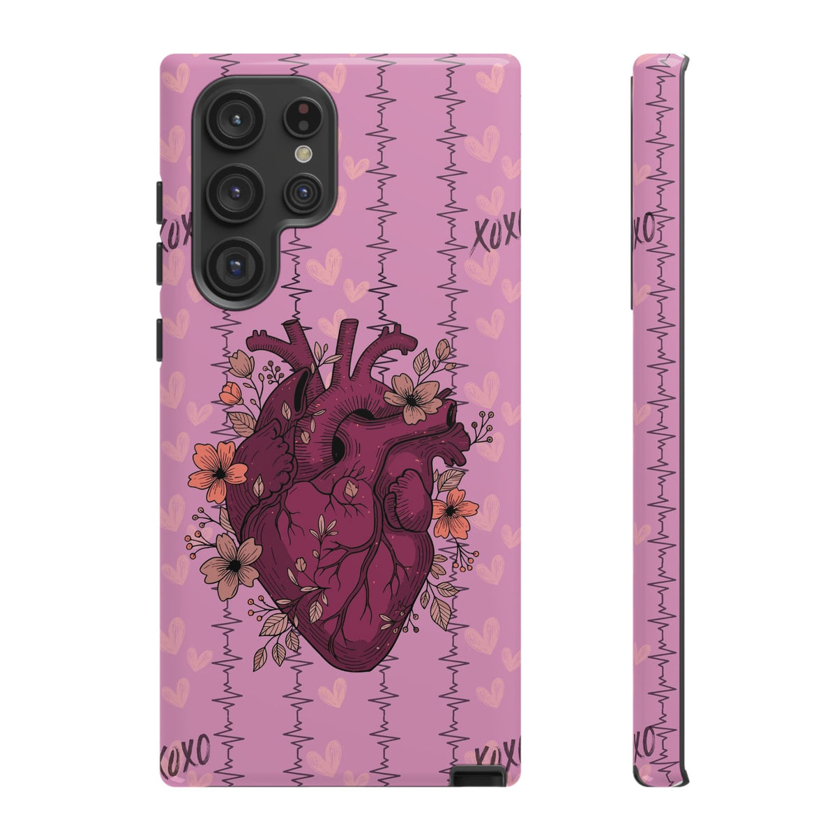 Pink Anatomical Heart Phone Case