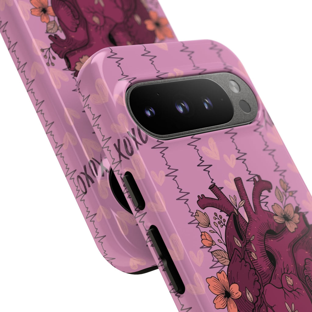 Pink Anatomical Heart Phone Case