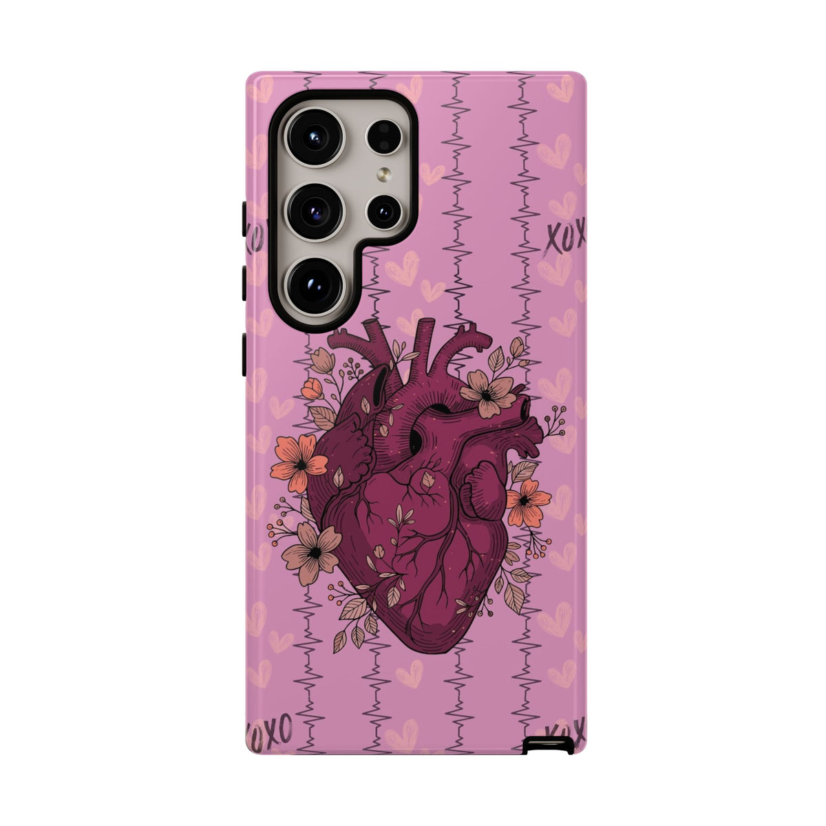 Pink Anatomical Heart Phone Case