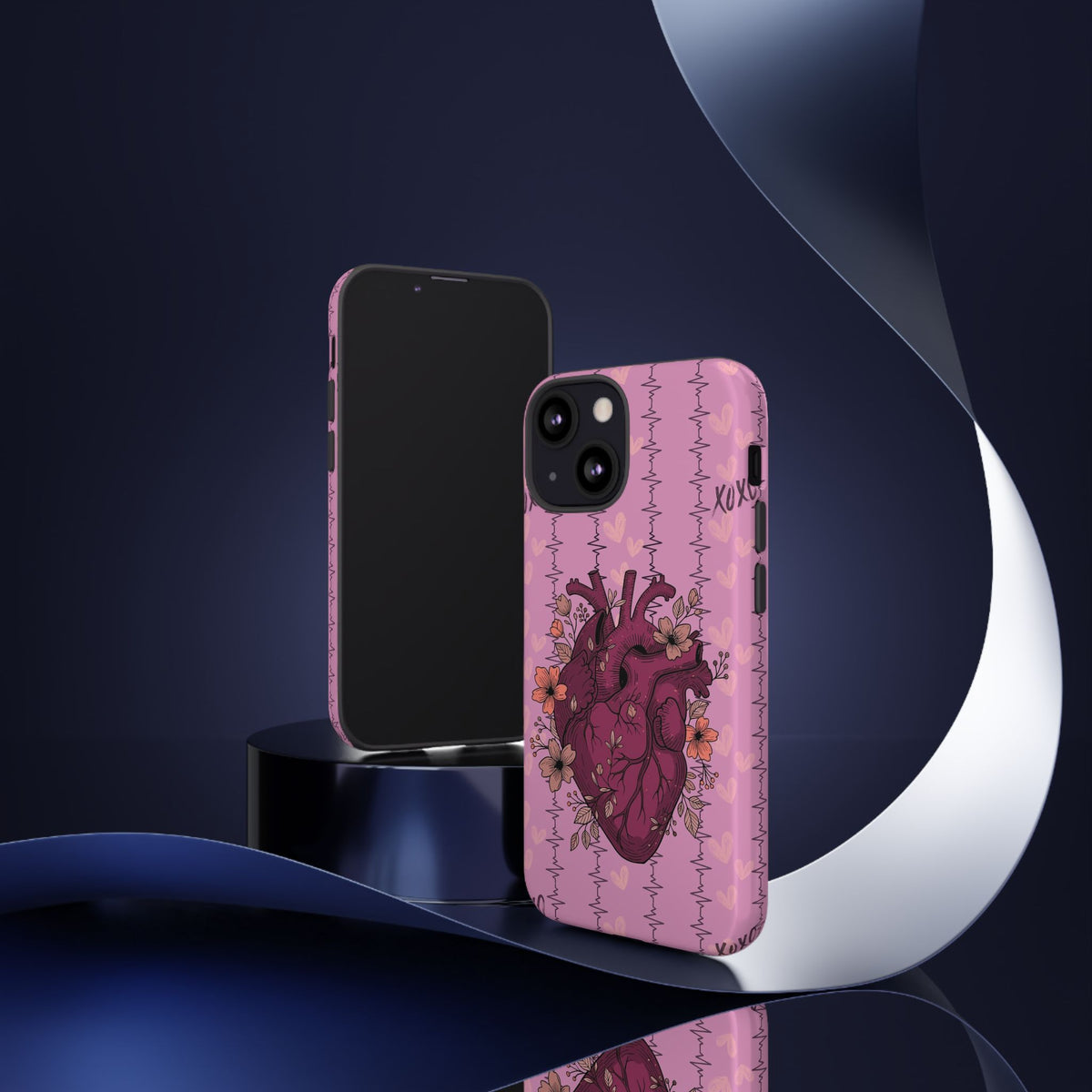 Pink Anatomical Heart Phone Case