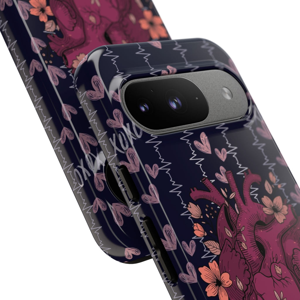 Dark Anatomical Heart Phone Case