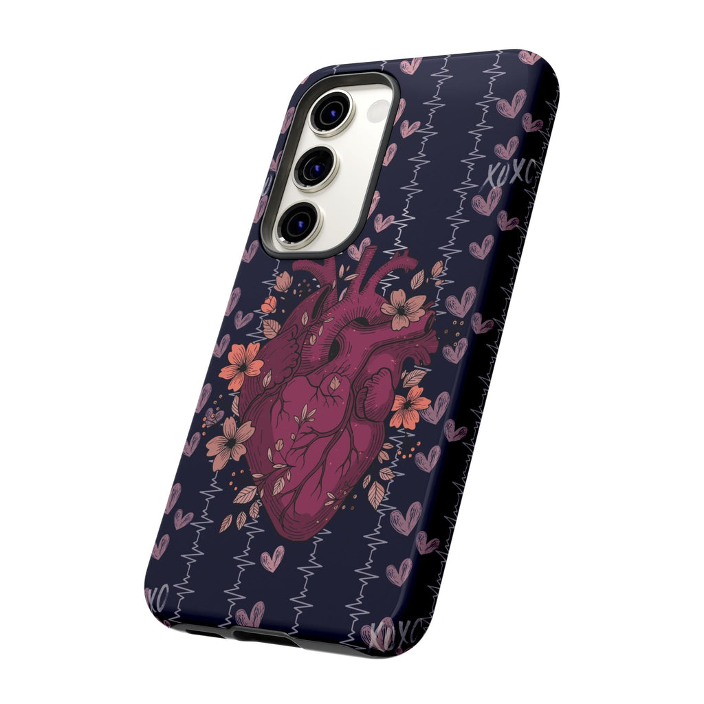 Dark Anatomical Heart Phone Case