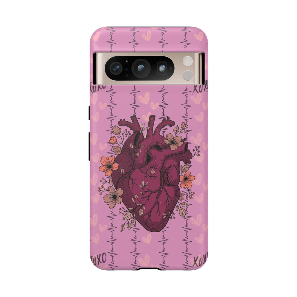 Pink Anatomical Heart Phone Case