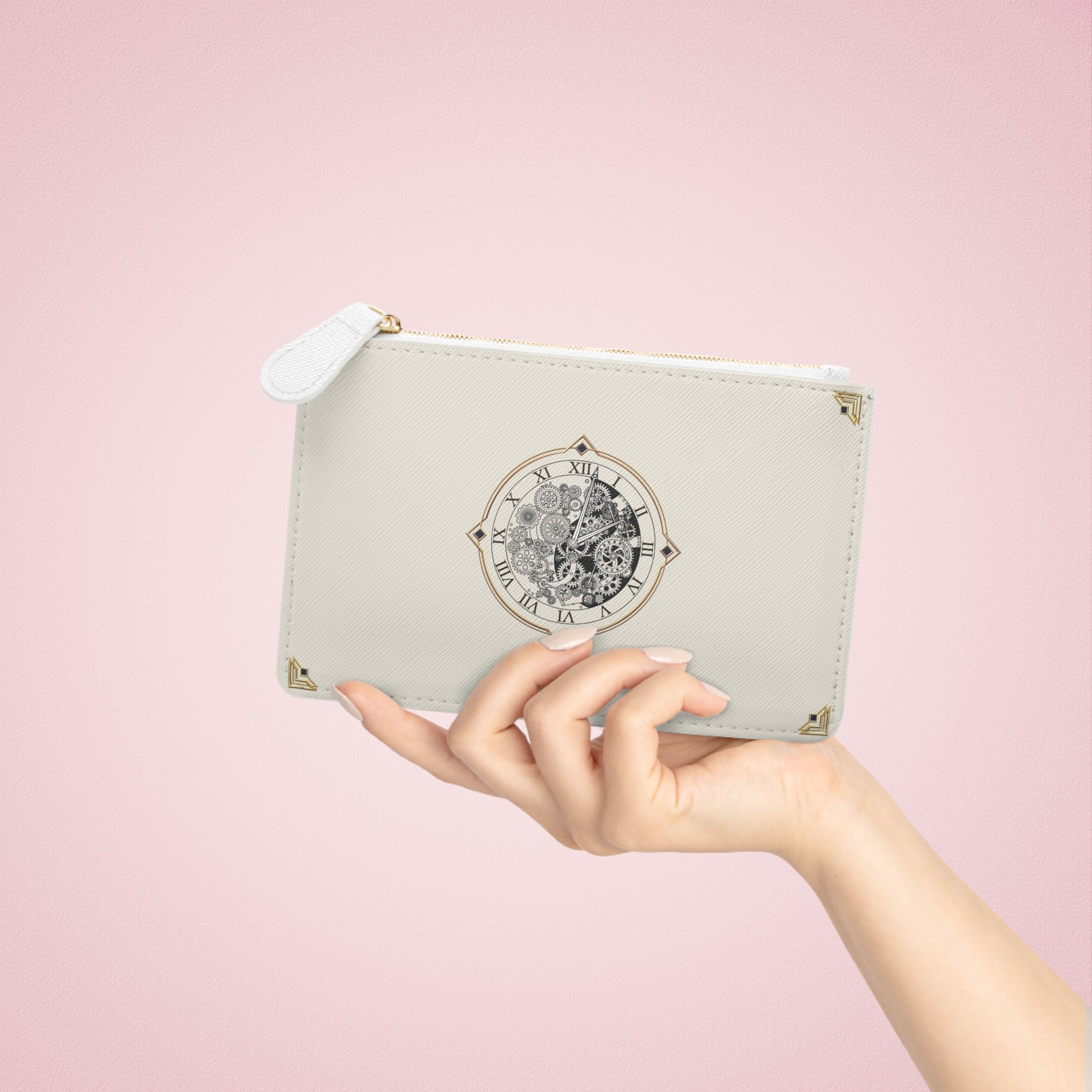 Mini Clutch - Steampunk Gear Clock Bag