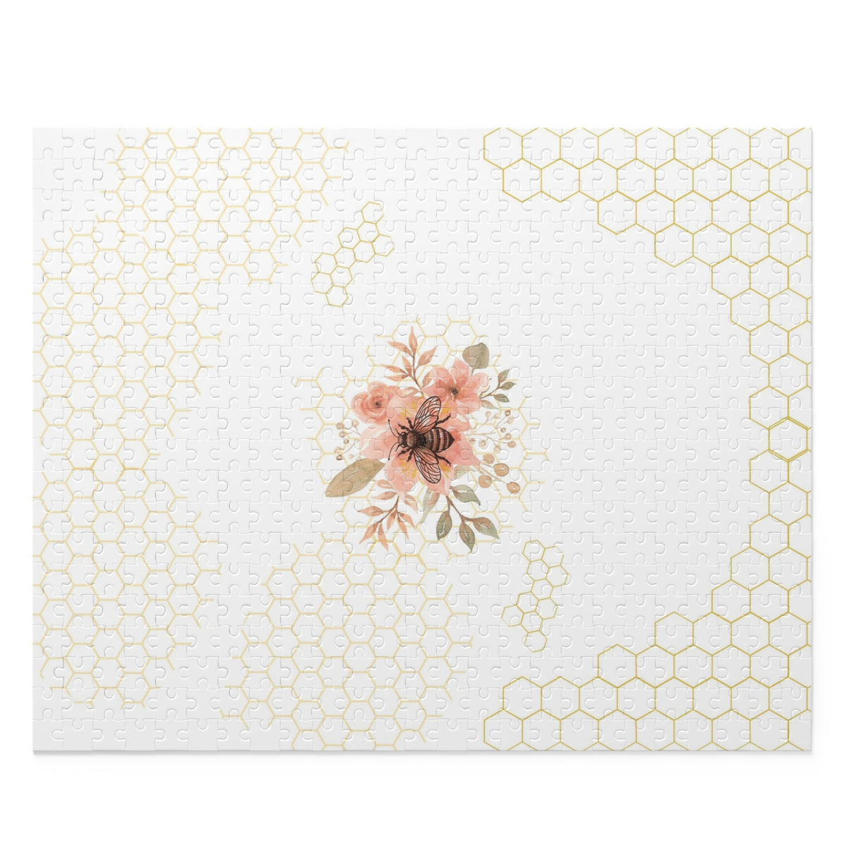 Honeycomb with floral Puzzle