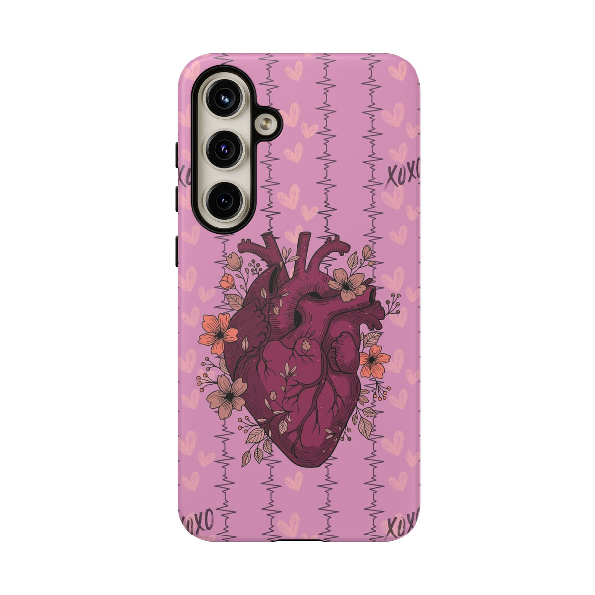 Pink Anatomical Heart Phone Case
