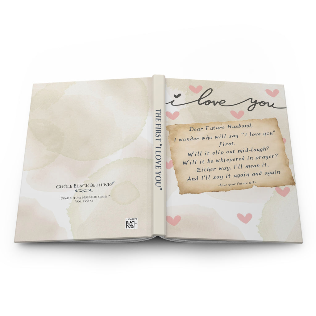 First “I Love You” - Hardcover Journal