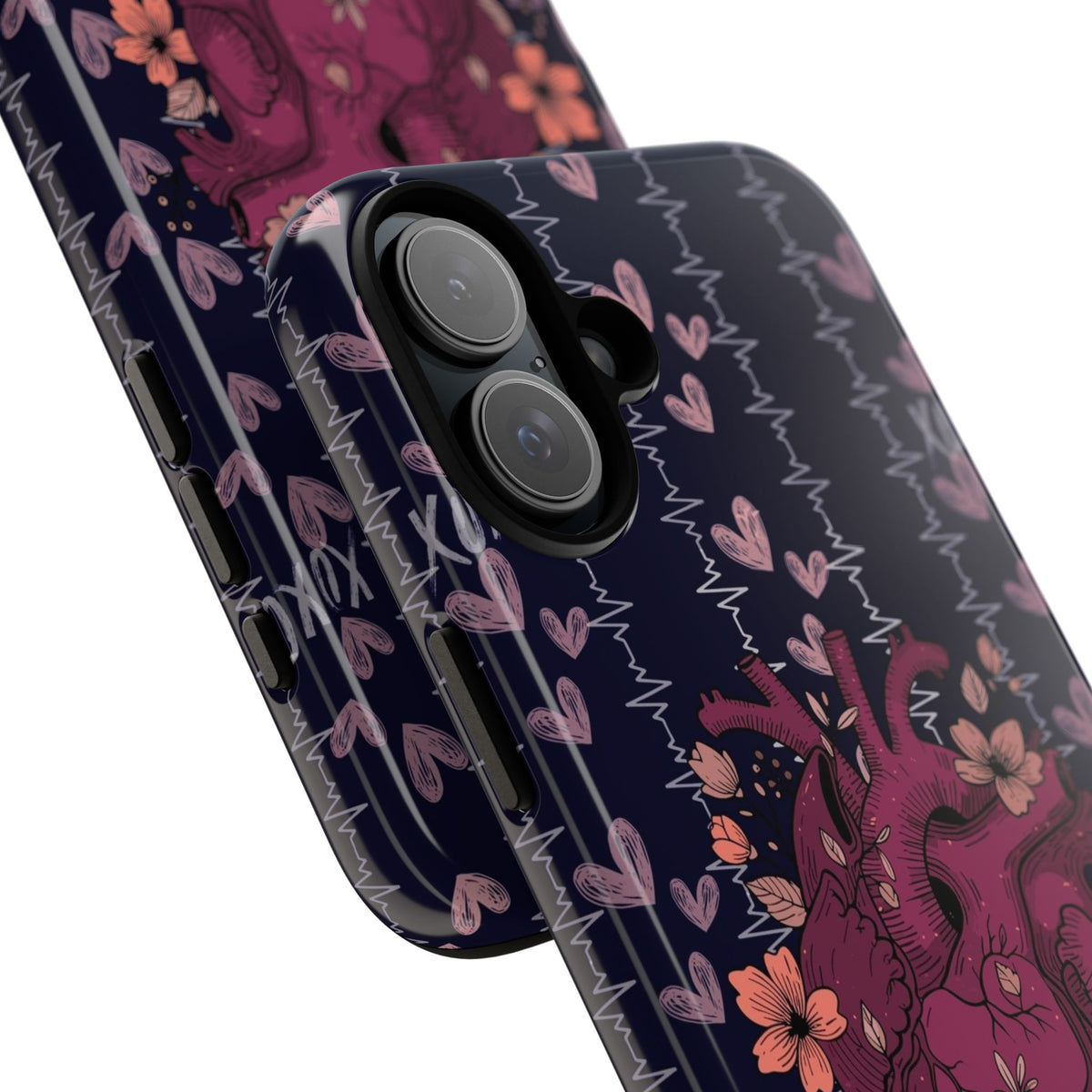 Dark Anatomical Heart Phone Case