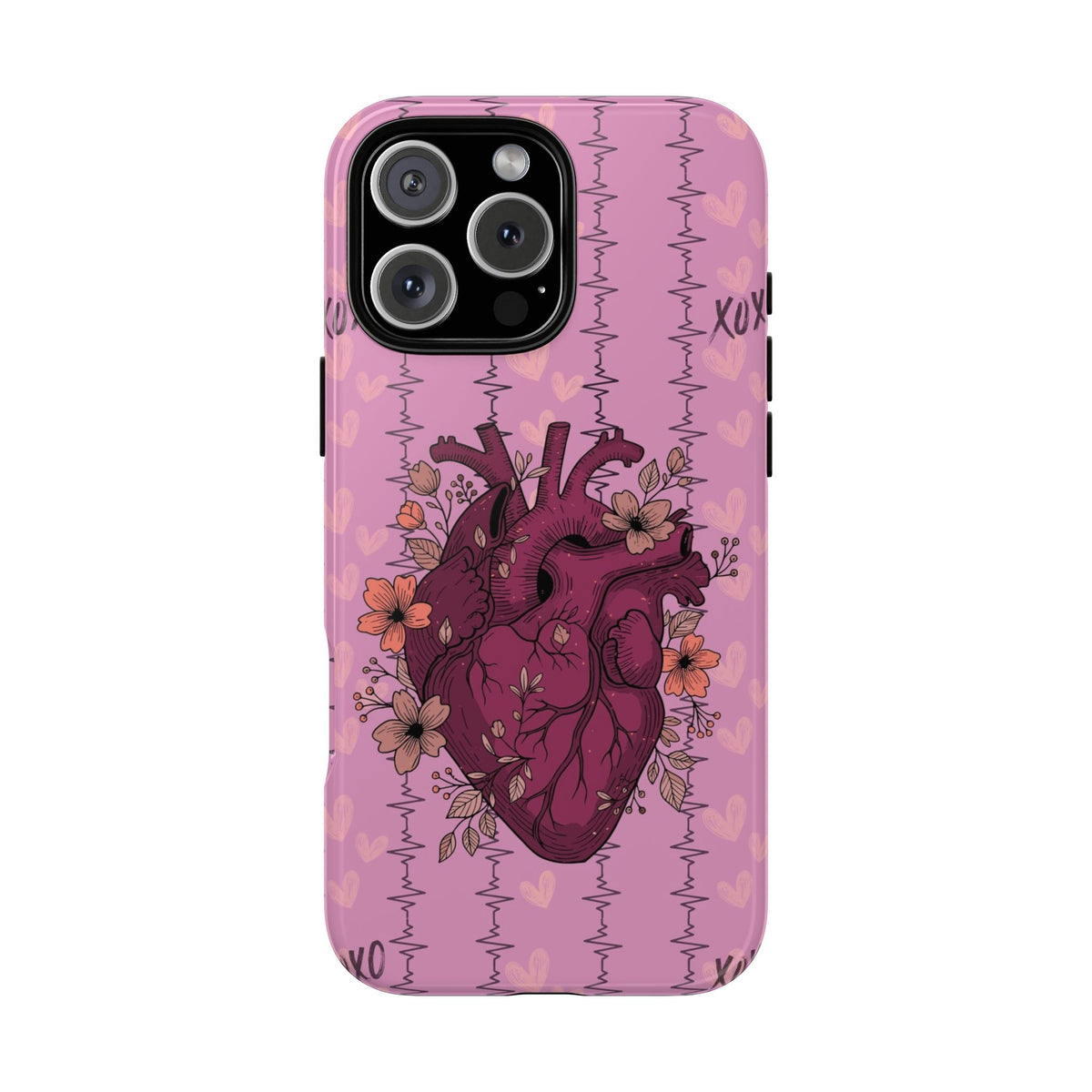 Pink Anatomical Heart Phone Case