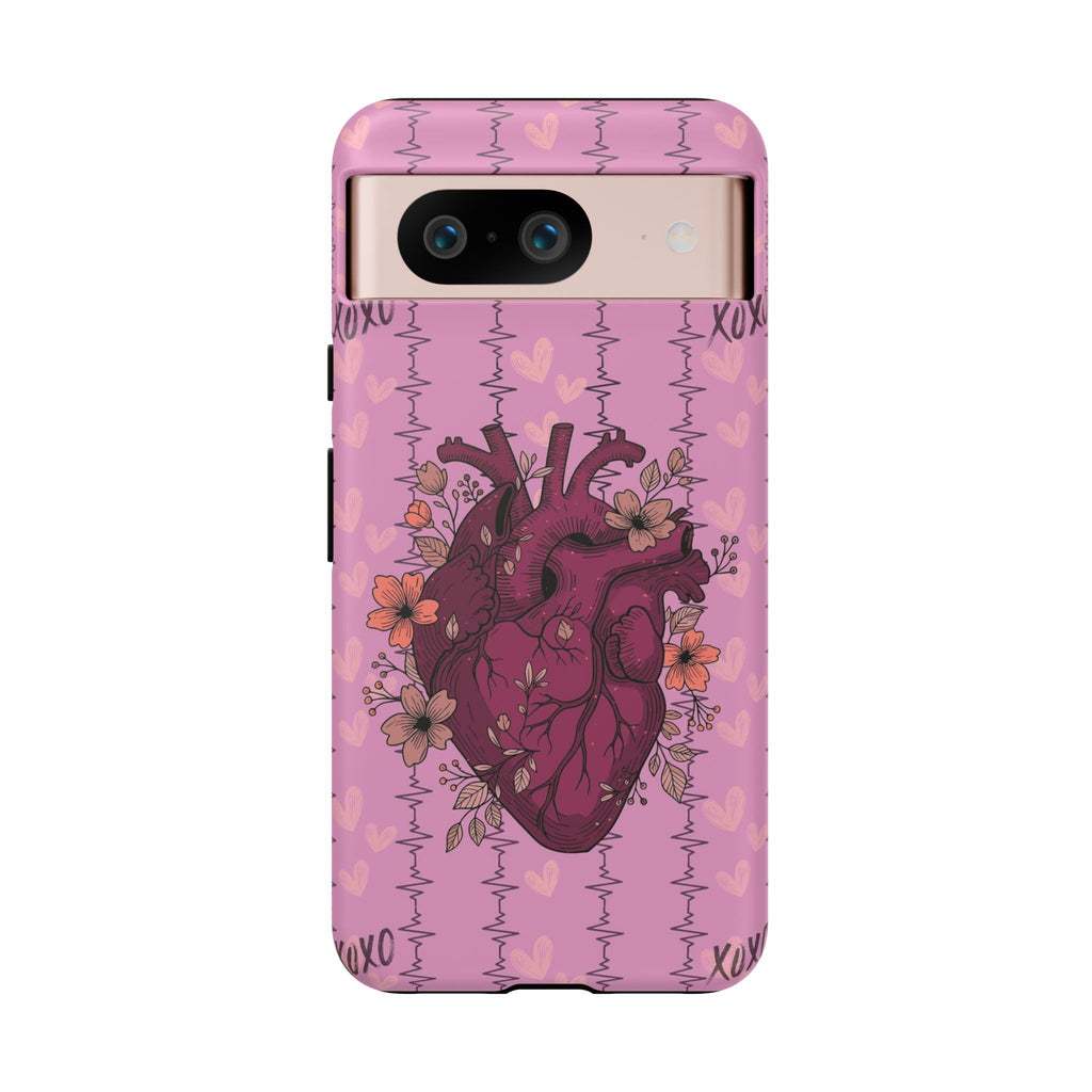 Pink Anatomical Heart Phone Case