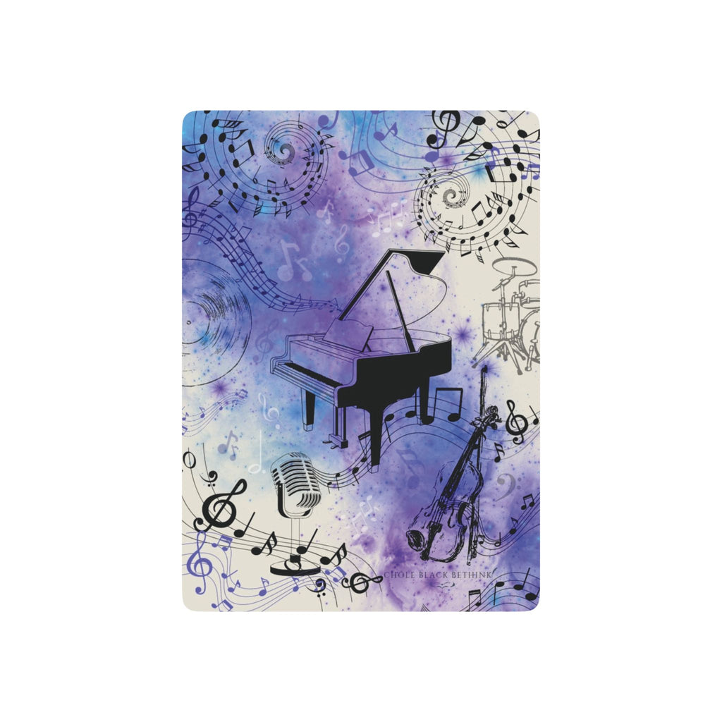 Piano & Notes Playing Cards