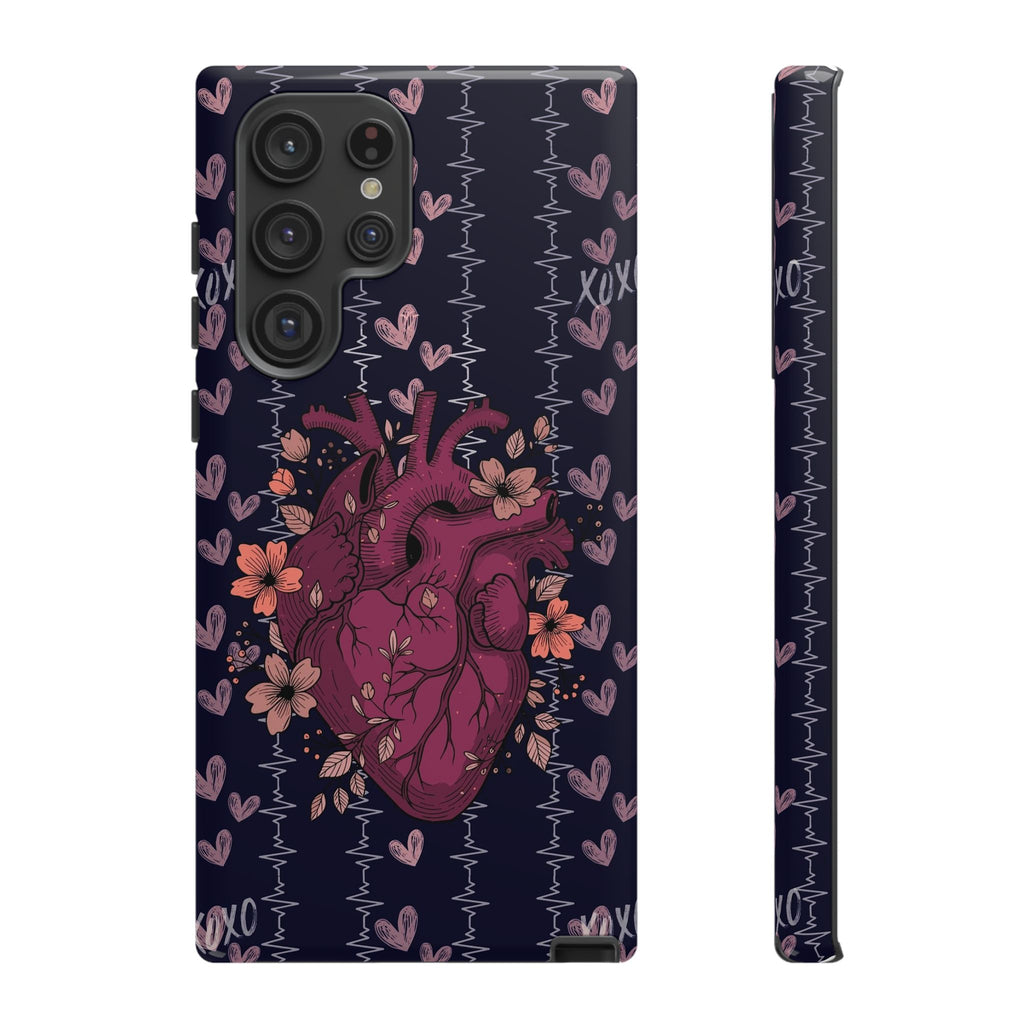 Dark Anatomical Heart Phone Case