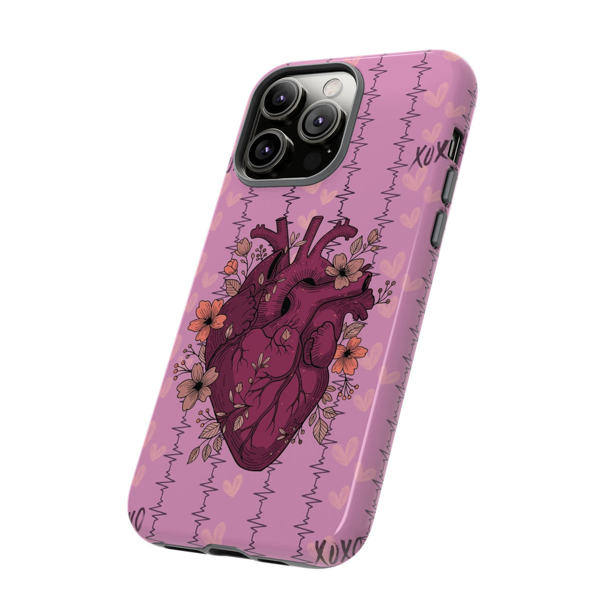 Pink Anatomical Heart Phone Case